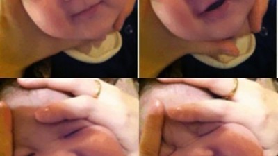 참아야 하는 장난, 고통스러워 보여...