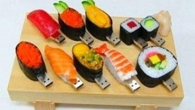 스시 USB, 먹지 말고 컴퓨터에 양보 하세요 ‘군침도는 사진’