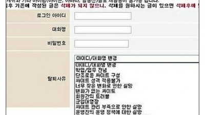 사이트탈퇴 이유 ‘외계인침입, 지구온난화…’