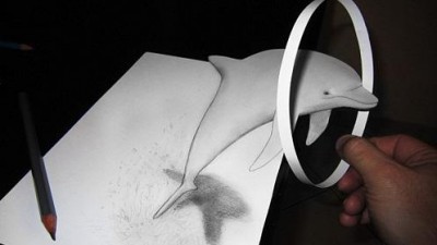“실감나네!”…연필로만 그린 3D 스케치 그림 화제