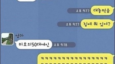 엄마의 당당한 답장, “집에 뭐 있냐” 물음에…폭소