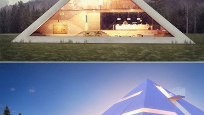 피라미드 주택, 실제로 있다고? “사진만 봐도 환상적”