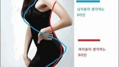 남녀가 생각하는 미인 2탄 S라인의 기준