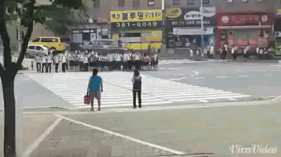 지각 1분전