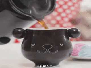얼굴이변하는 그릇