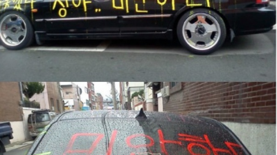 사과하면서 복수